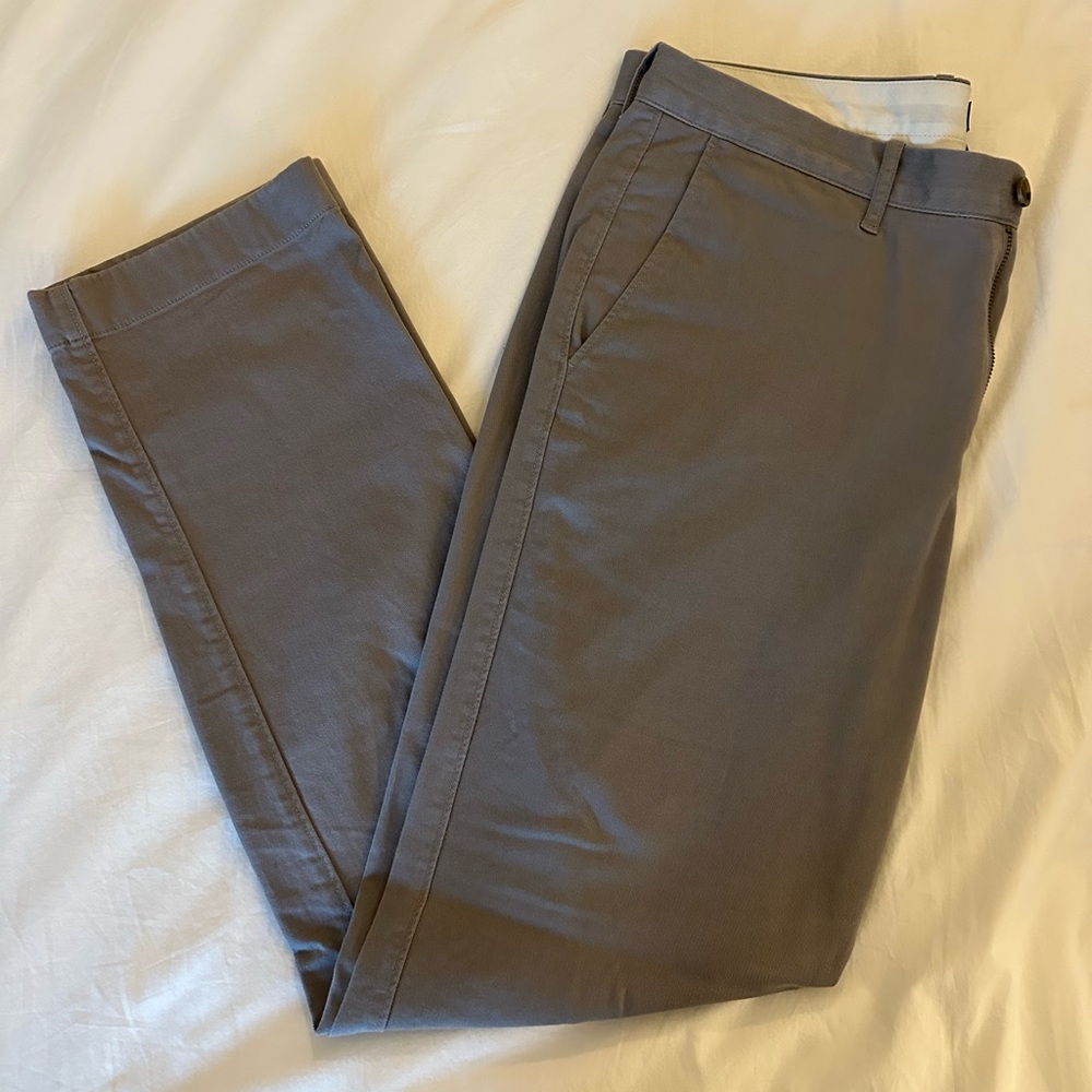 J.Crew Factory Straight-fit flex khaki pant